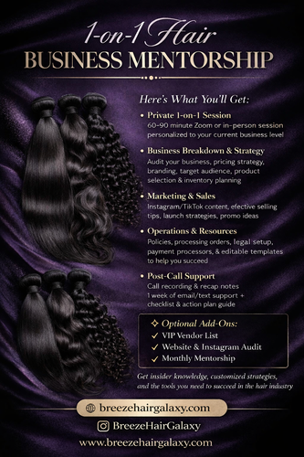 Hair Business Mentorship
